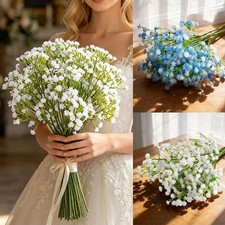 Babys Breath Artificial Flowers Gypsophila Faux Flowers for Wedding Party Decor
