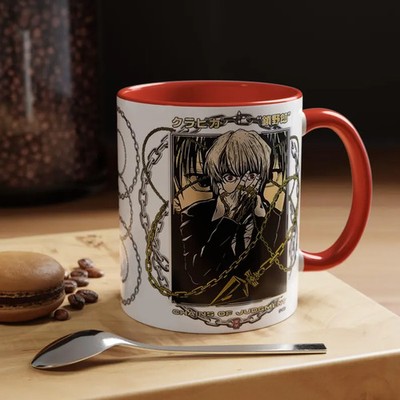 Anime HunterXHunter Kurapika Kurta Red White Coffee Mug