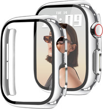 40Mm Case Compatible with Apple Watch Series 6/5/4/SE/SE2/SE3 with HD Tempered G