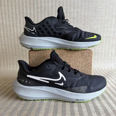 Nike Air Zoom Pegasus 39 Shield Shoes Womens Size 9.5 Black Trail Run DO7626-002