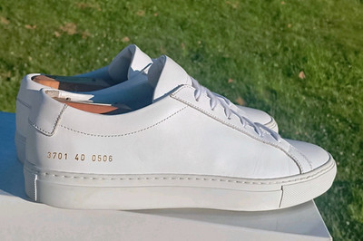 Common Projects Achilles Low White 3701 EU 40US 7/7.5 Mens COA $450 EUC