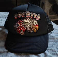 Cookies Black Trucker Hat Mesh Back Adjustabl...
