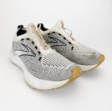Brooks Glycerin StealthFit 20 White Athletic Running Sneakers Shoes Womens 8