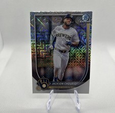 2025 Bowman Chrome - Jackson Chourio #40 Mega Box Mojo Refractor