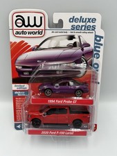 Auto World Deluxe Series Blue Oval - 1994 Ford Probe GT  2020 Ford F-150 Lariat