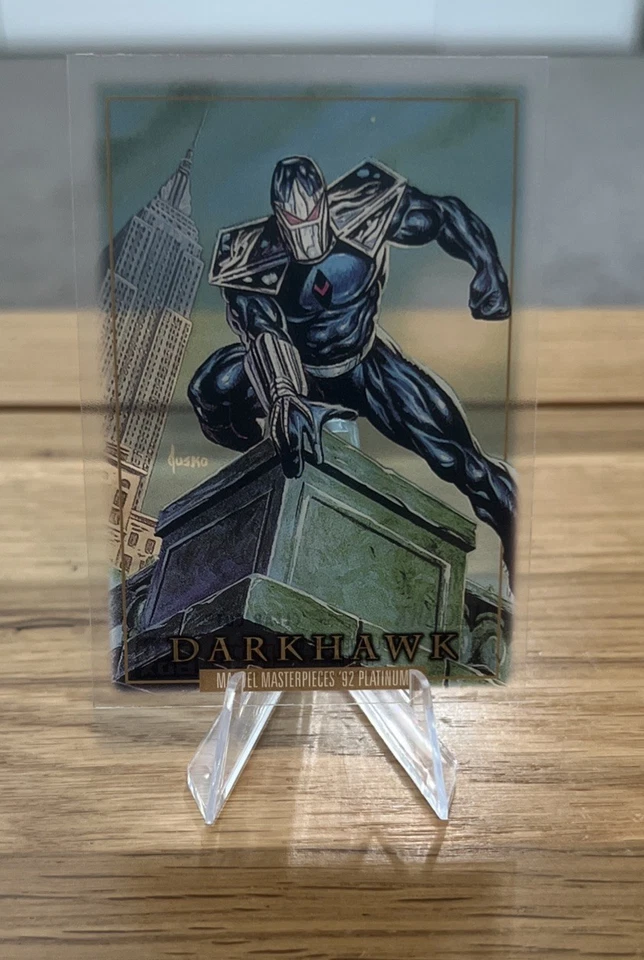 2024 Marvel Masterpieces '92 Platinum DARKHAWK Clear Cut #11 - Mint Cond! - Image 3 of 3