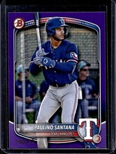 Paulino Santana 2025 Bowman #BP-72 Purple /250