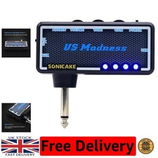 Madness Tragbarer USB Wiederaufladbarer Gitarre & Bass Kopfhörerverstärker für Silent Prac...