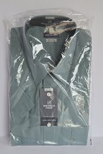 Van Heusen Men's Short Sleeve Dress Shirt Regular Fit XL Poplin Wrinkle Free 17