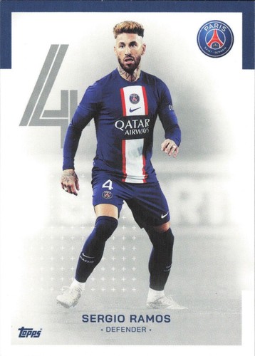 2022-23 Topps Merlin Chrome UEFA #106 Sergio Ramos Paris Saint