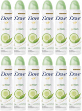 Dove Do Fresh Antiperspirant Deodorant Spray Cucumber  Green Tea 150ML 12 Pack 