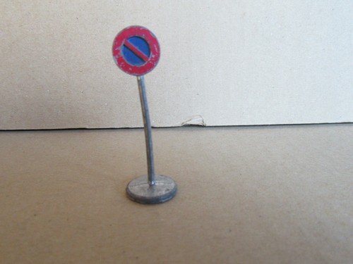 559B Vintage DINKY 771 Frankreich Warndreieck Stadt Schild Verbot Leuchtfeuer - Bild 3 von 4
