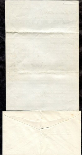 ST THOMAS Ontario 1891 Letterhead & Return Envelope. Ideal Washer Co - Picture 2 of 2