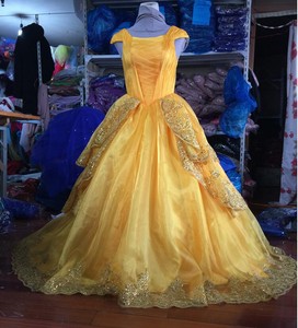 Adult Girls Belle Dress Beauty and the Beast 2017 New Blue  