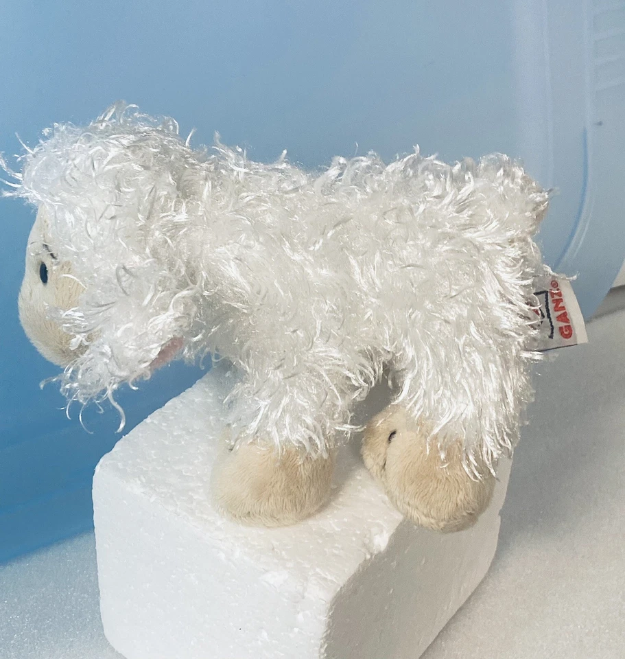 Lamb Ganz Plush Easter Shaggy 7” No Code - Image 3 of 4