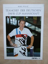 Niki Pilic Autogramm signed 10x15 cm Postkarte 