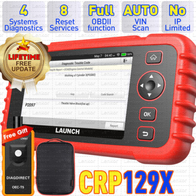 2025 Launch CRP129X OBD2 Car Scanner Engine ABS SRS SAS TPMS EPB Diagnostic Tool