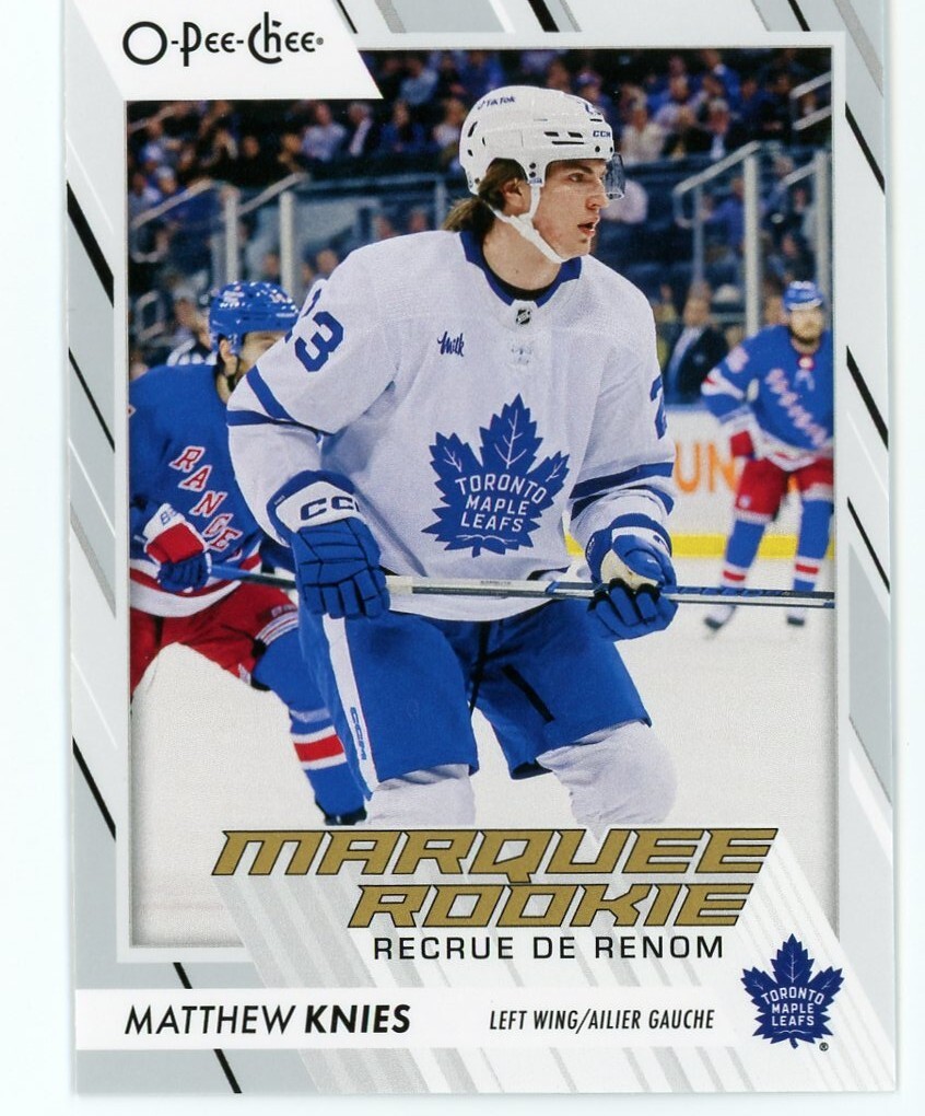 2023-24 O-Pee-Chee Marquee Rookie Matthew Knies #573 Rookie RC
