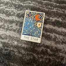Starry Night Enamel Pin The Star Brooch Lapel Badge Jewelry Backpack Art Stars