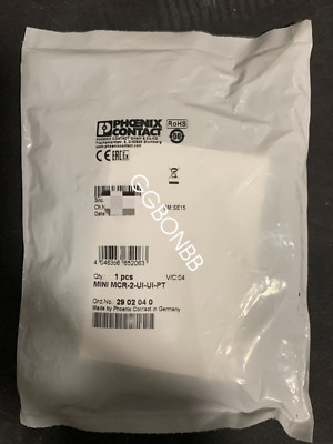 New PHOENIX MINI MCR-2-UI-UI-PT 2902040 Isolation Amplifier DHL or FedEX or UPS