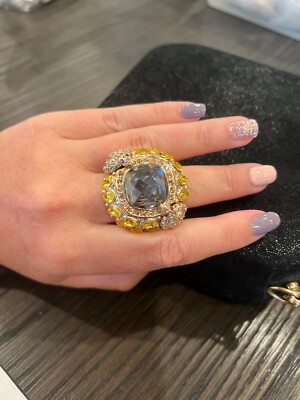 Swarovski Ring  By Michelle Monroe Awesome size 8