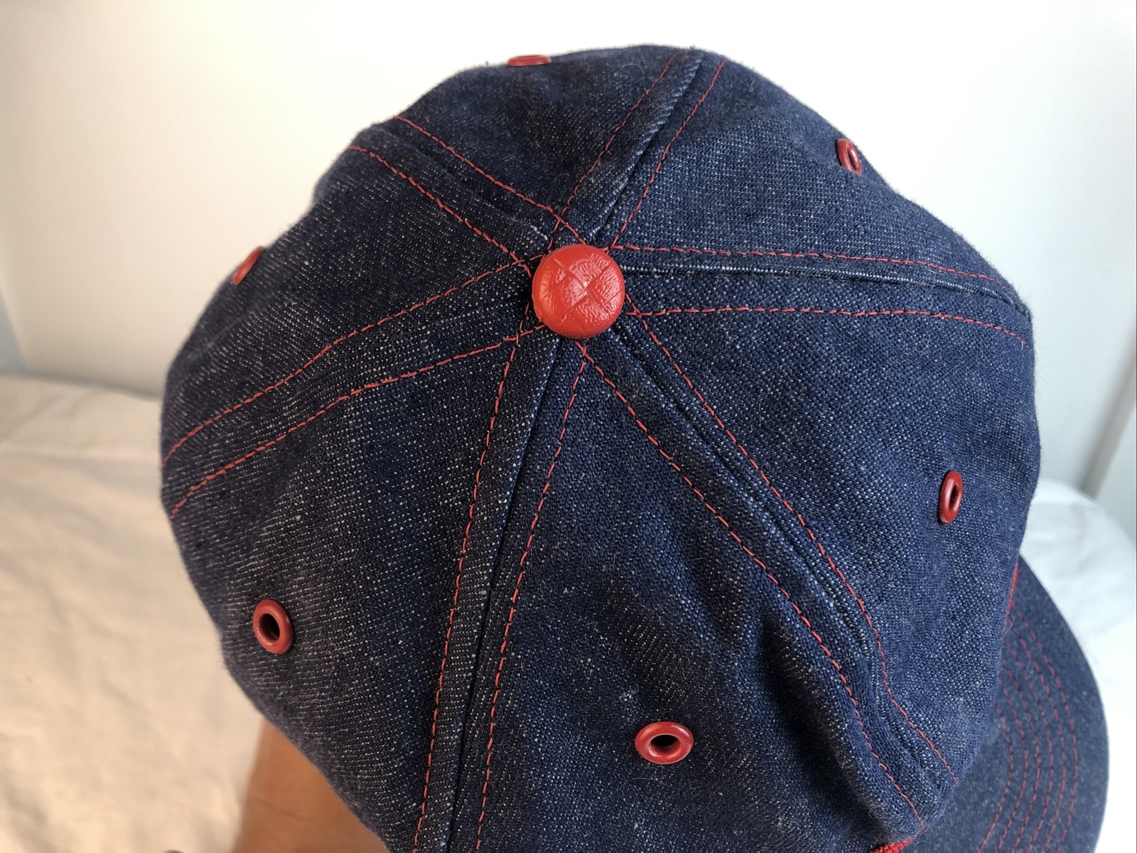 Vintage Snap Back Patch Front Kenworth Denim Truc… - image 5