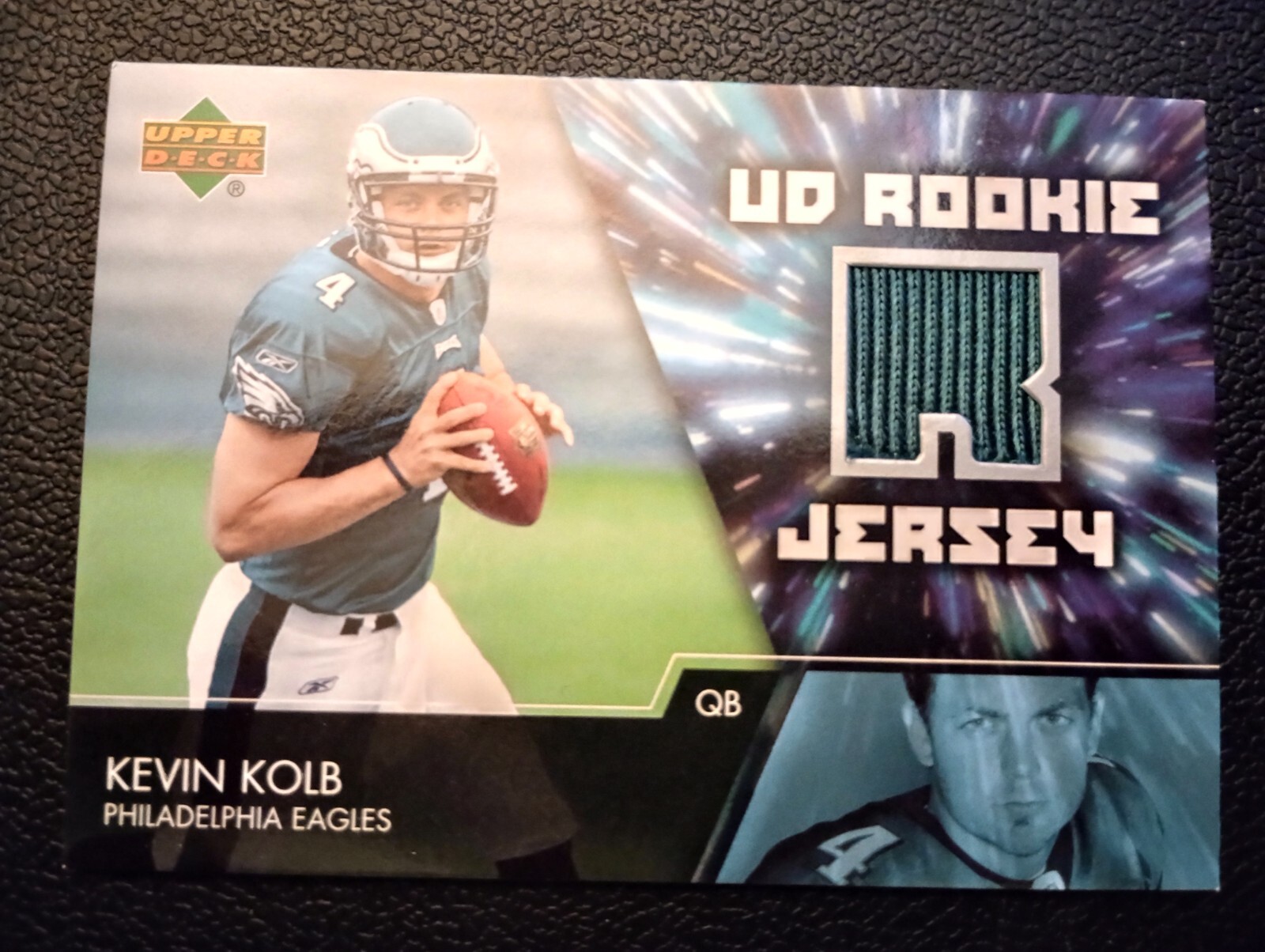 Kevin Kolb Upper Deck Rookie Jersey #KK Base