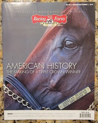2015  American Pharoah- Daily Racing Form -Commemorative Edition - Triple Crown