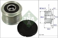 Schaeffler INA 535 0260 10 Generatorfreilauf FüR Suzuki