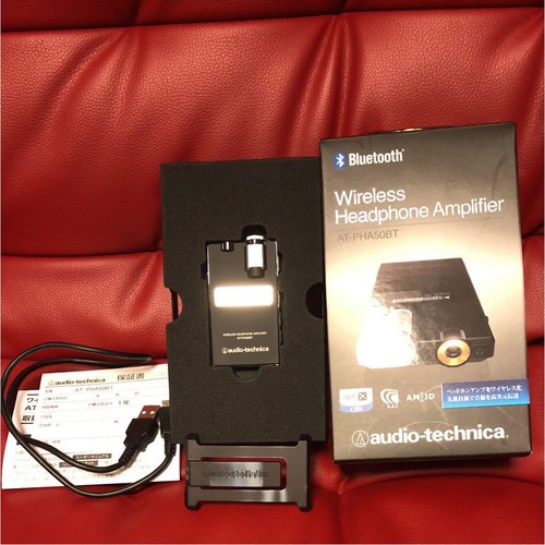 Audio-Technica Wireless Headphone Amplifier Black AT-PHA50BT Good Condition  4961310129309 | eBay