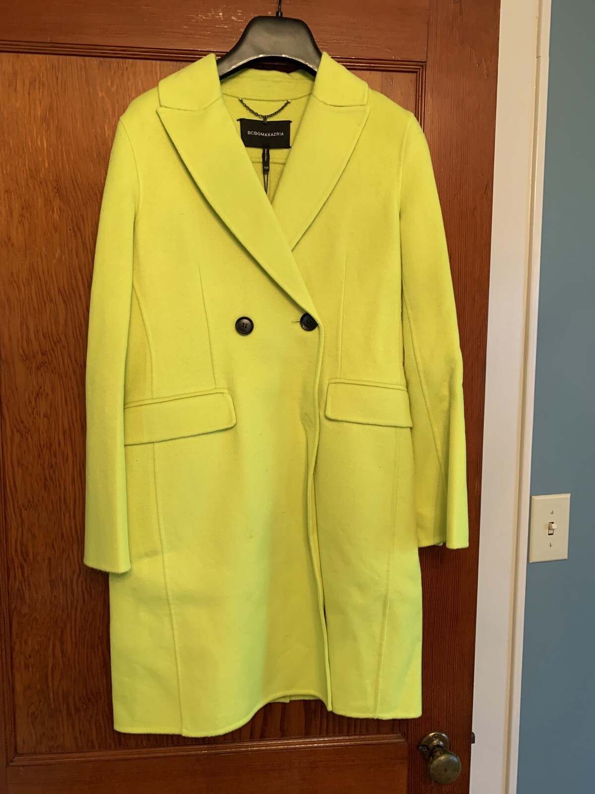 ALTRA BCBGMAXAZRIA Phoebe Double Faced Wool Coat ( XXS)