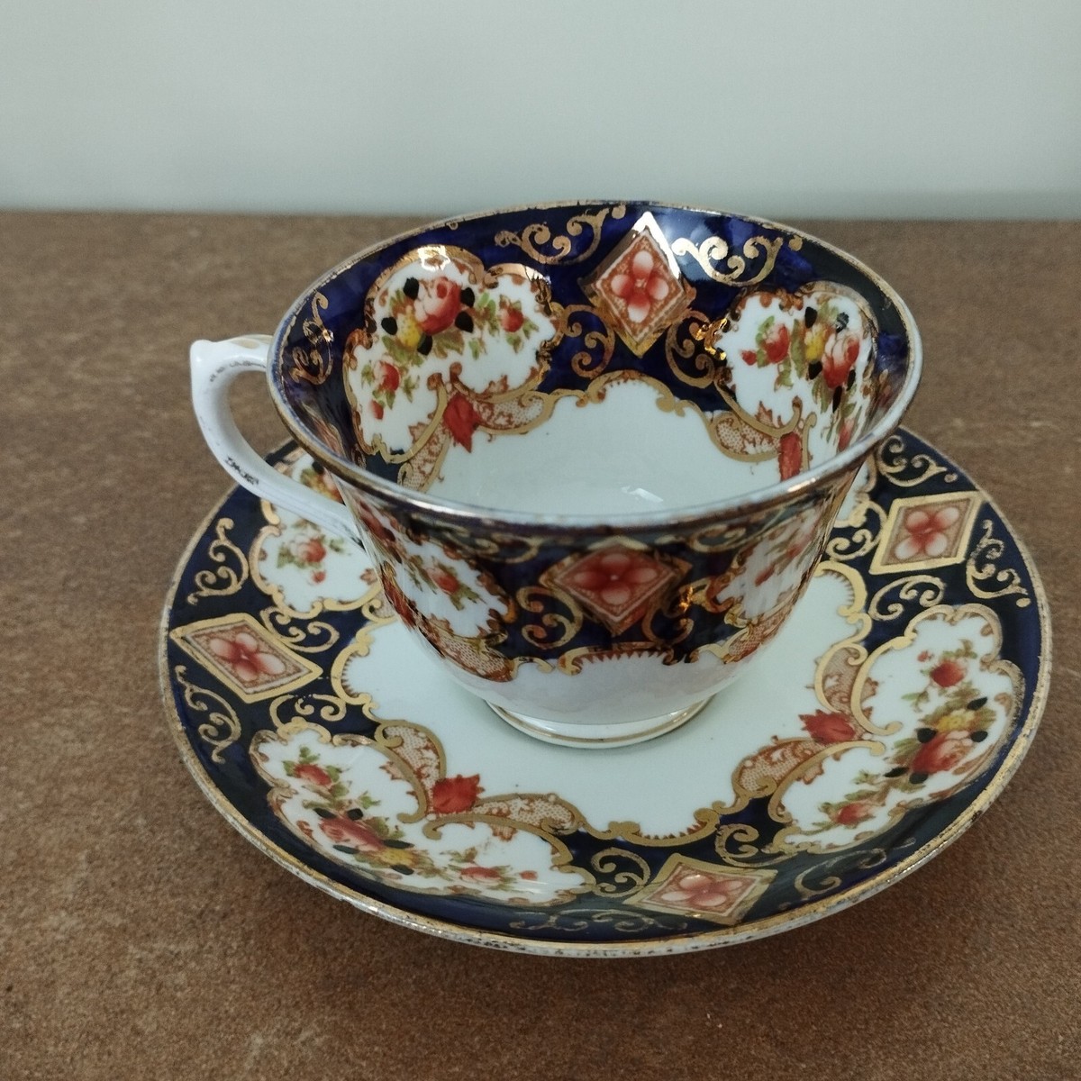 Antique c.1905, Royal Albert Crown China, Tea Cup & Saucer, 