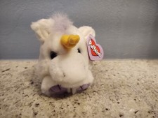 SWIBCO Retired 1998 Puffkins MAGIC Unicorn All Tags 5" Stuffed Animal Toy NEW