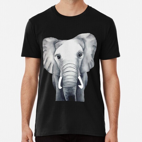Logan's Elephant Black Size S to 5XL Made in the USA T-Shirt