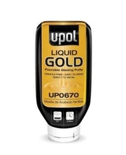 U-POL 670 (UPOL 670) Liquid Gold Pourable Glazing Putty 615ml Bottle w/ Hardener