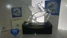 Swarovski 💎Edizione Anno 1998 Pegasus 216327 + Display + SCS Cuore Blu IMBALLO ORIGINALE
