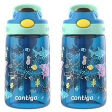 Contigo Kid's 14 oz. Aubrey AutoSpout Straw Water Bottle 2-Pack