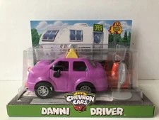 The Chevron Cars Danni Driver 1998 Student Driver- Cones & Stop Sign  NIB