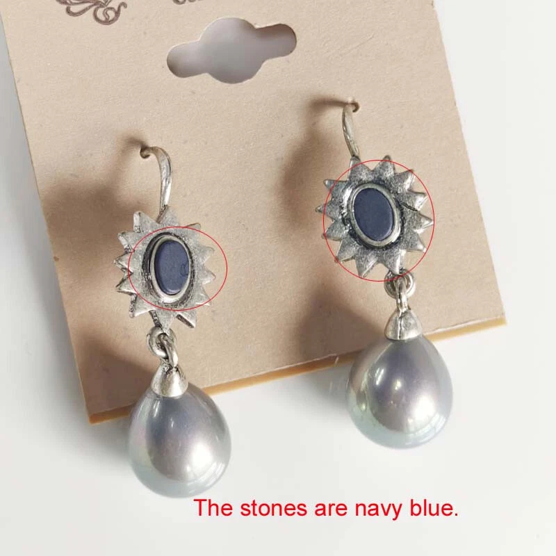 Nuevos Pendientes Colgantes Nine West Floral Cuentas Regalo De Colección Mujeres Fiesta Vacaciones Joyería Foto 2 de 3