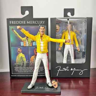 QUEEN FREDDIE MERCURY LIVE AT WEMBLEY STADIUM ACTIONFIGUR MODELL GESCHENK SPIELZEUG 18 CM