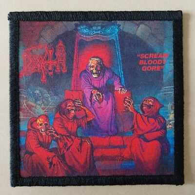 DEATH - SCREAM BLOODY GORE -- PATCH / AUFNÄHER -- DEATH METAL