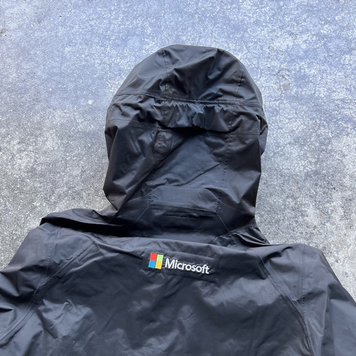 Patagonia Zip Up H2no Hooded Rain Jacket Womens Size XS Black | eBay