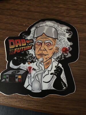 Dab To The Future Sticker