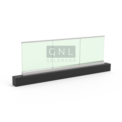GNL All Glass Railing Balcony Balkon Glas Balustrade