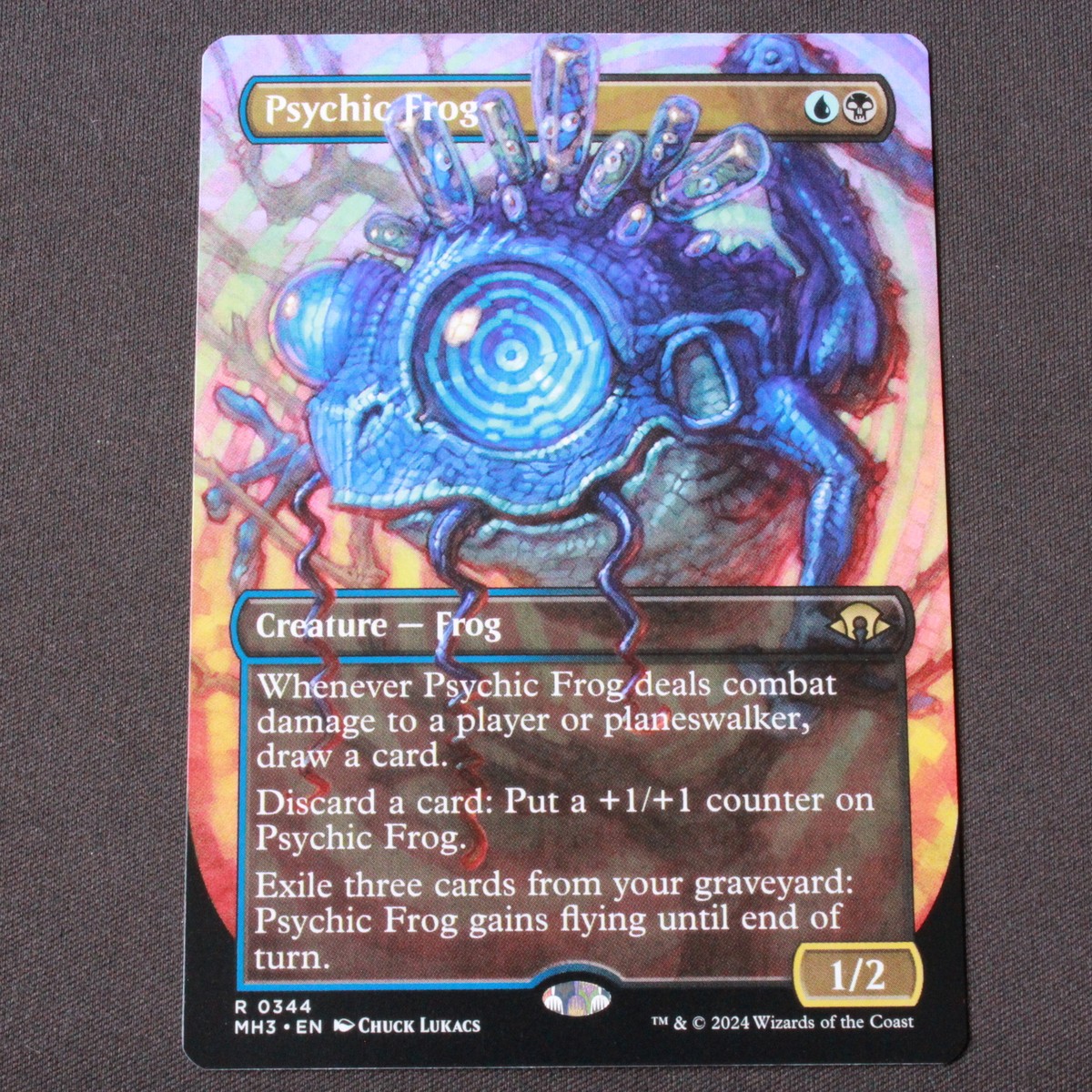 Psychic Frog (Borderless) MTG Modern Horizons 3 Rare 344 NM | eBay
