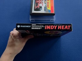 Danny Sullivan's Indy Heat NES Nintendo Box Manuale CIB Completo GIOCO 4 GIOCATORI