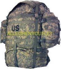 Mochila grande US MILITARY MOLLE II paquete de campo marco completo bolsas correas ACU