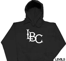 LBC CUSTOM LOGO HOODIE / HOODY SWEATER LONG BEACH SNOOP DOGG WEST COAST HIP HOP