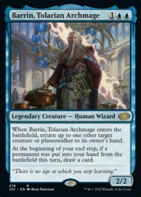 x1 Barrin, Tolarian Archmage R MTG Jumpstart 2022 M/NM, English