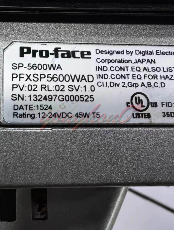 1PC used Pro-face SP-5600WA PFXSP5600WAD SP5000 Touch Screen 1PC used Pro-face SP-5600WA PFXSP5600WAD SP5000 Touch Screen